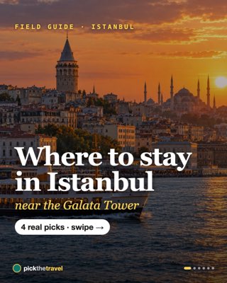 Where to stay in Istanbul, a pickthetravel carousel