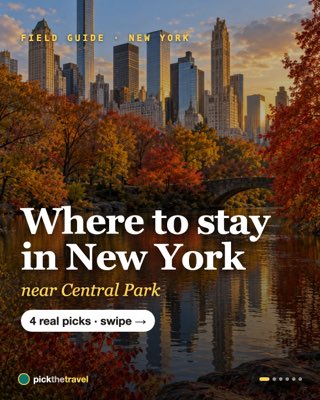 Where to stay in Newyork, a pickthetravel carousel